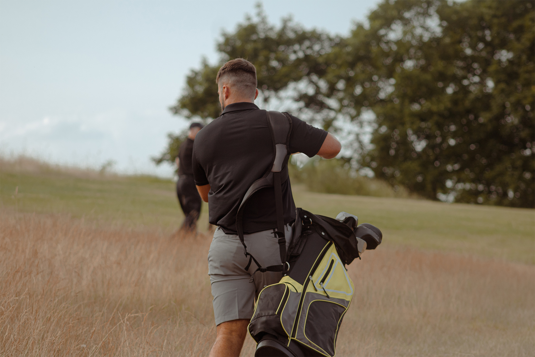 Golfer Walking