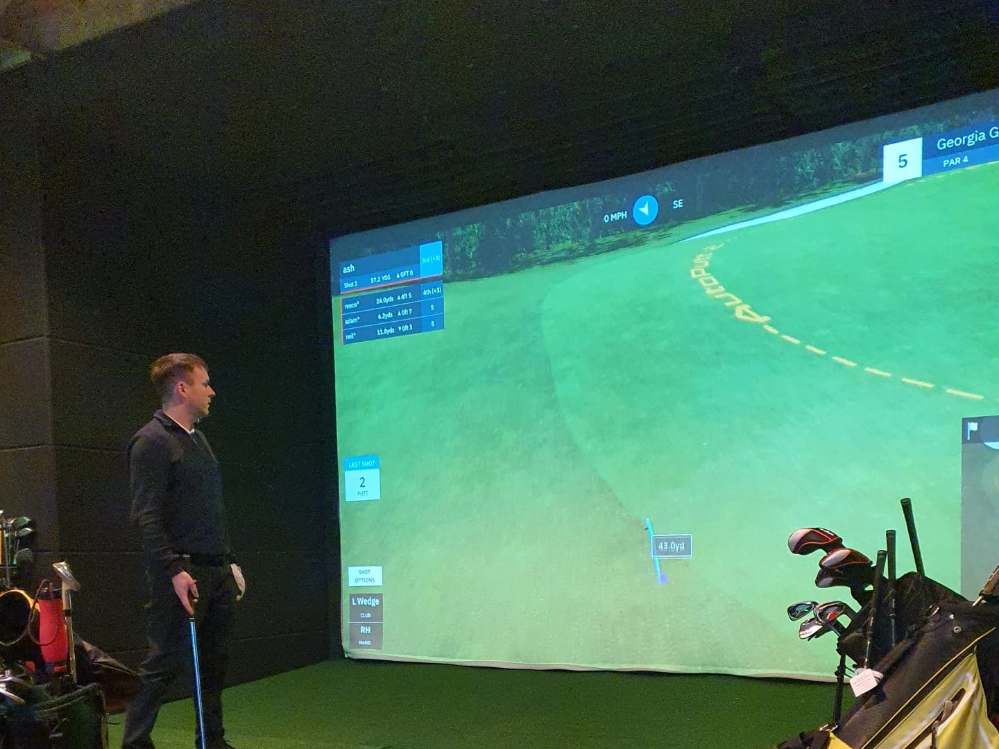 Virtual golf simulators play golf anytime, anywhere