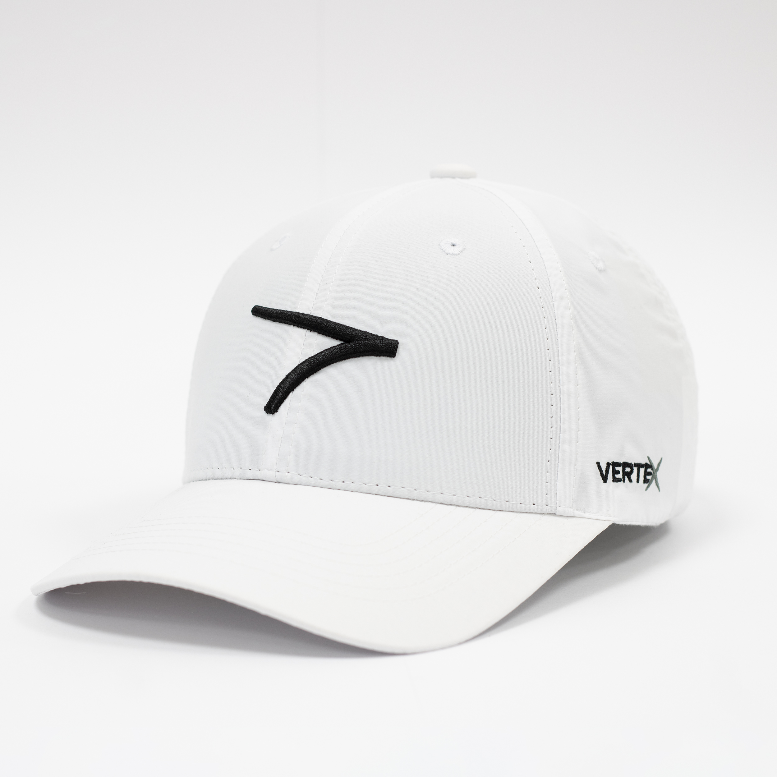 Fable Vertex Golf Cap - Front - White
